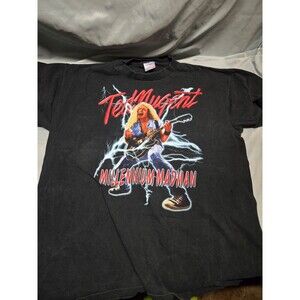 Vintage 1999 Ted Nugent Millenial Tour Tshirt
